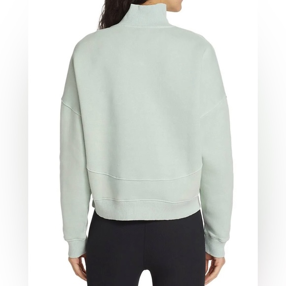COPY - OUTDOOR VOICES Nimbus Quarter Zip Cotton Sweatshirt - Picture 3 of 7